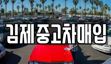 전북특별자치도 중고차매입 전문 김제중고차매입