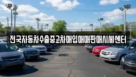 충남 금산군 금성면 중고차매입 전문 전국자동차수출중고차매입매매판매시세센터
