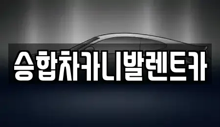 충남 금산군 추부면 렌트카 전문 승합차카니발렌트카