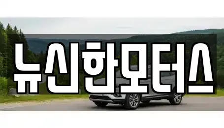 충남 금산군 추부면 중고차 전문 뉴신한모터스