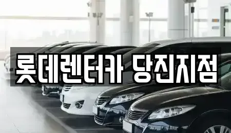 충남 단기렌트카 전문 롯데렌터카 당진지점