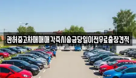 충남 당진시 용연동 중고차 전문 관허중고차매매매각즉시송금당일이전무료출장견적