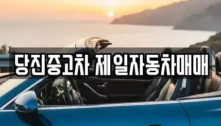 충남 당진시 용연동 중고차 전문 당진중고차 제일자동차매매