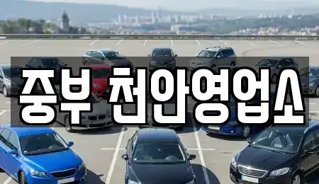 충남 렌트카 전문 중부 천안영업소