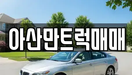 충남 아산시 영인면 중고차매매 전문 아산만트럭매매