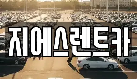 충남 천안시 동남구 영성동 렌트카 전문 지에스렌트카