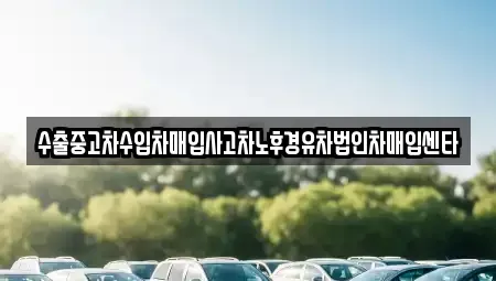 충남 청양군 장평면 중고차매매 전문 수출중고차수입차매입사고차노후경유차법인차매입센타