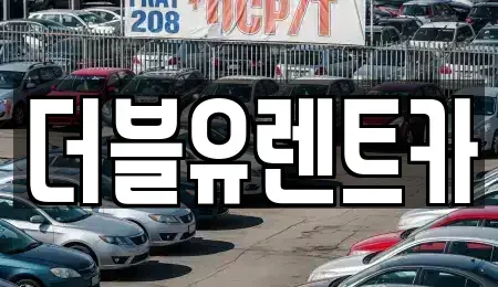 충남 홍성군 홍북읍 렌트카 전문 더블유렌트카