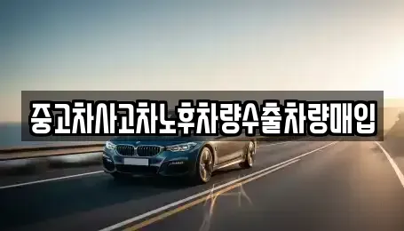 충북 보은군 삼승면 중고차 전문 중고차사고차노후차량수출차량매입