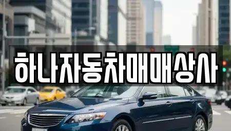 충북 제천시 흑석동 중고차매매 전문 하나자동차매매상사