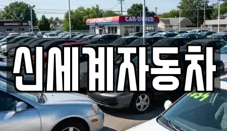 충북 청주시 흥덕구 복대동 중고차 전문 신세계자동차