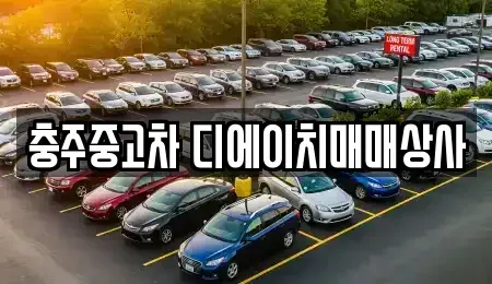 충북 충주시 중앙탑면 중고차매매 전문 충주중고차 디에이치매매상사