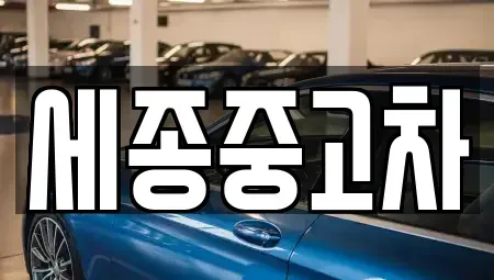 충청남도 공주시 쌍신동 중고차매매 전문 세종중고차
