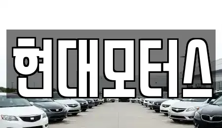 충청남도 공주시 쌍신동 중고차매매 전문 현대모터스