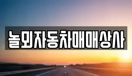 충청남도 논산시 부창동 중고차 전문 놀뫼자동차매매상사