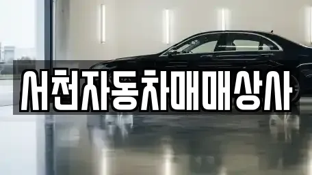 충청남도 서천군 종천면 중고차매매 전문 서천자동차매매상사