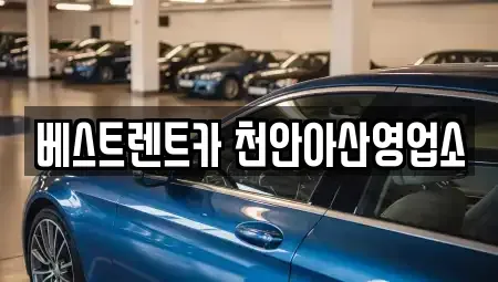 충청남도 천안시 동남구 오룡동 렌트카 전문 베스트렌트카 천안아산영업소