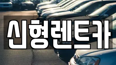 충청북도 제천시 천남동 렌트카 전문 신형렌트카