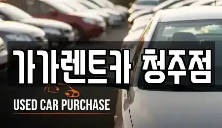 충청북도 청주시 청원구 내덕동 렌트카 전문 가가렌트카 청주점