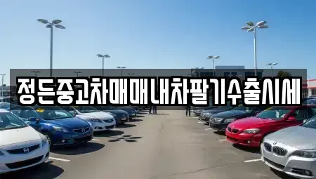 충청북도 충주시 노은면 중고차 전문 정든중고차매매내차팔기수출시세