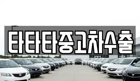 충청북도 충주시 노은면 중고차 전문 타타타중고차수출